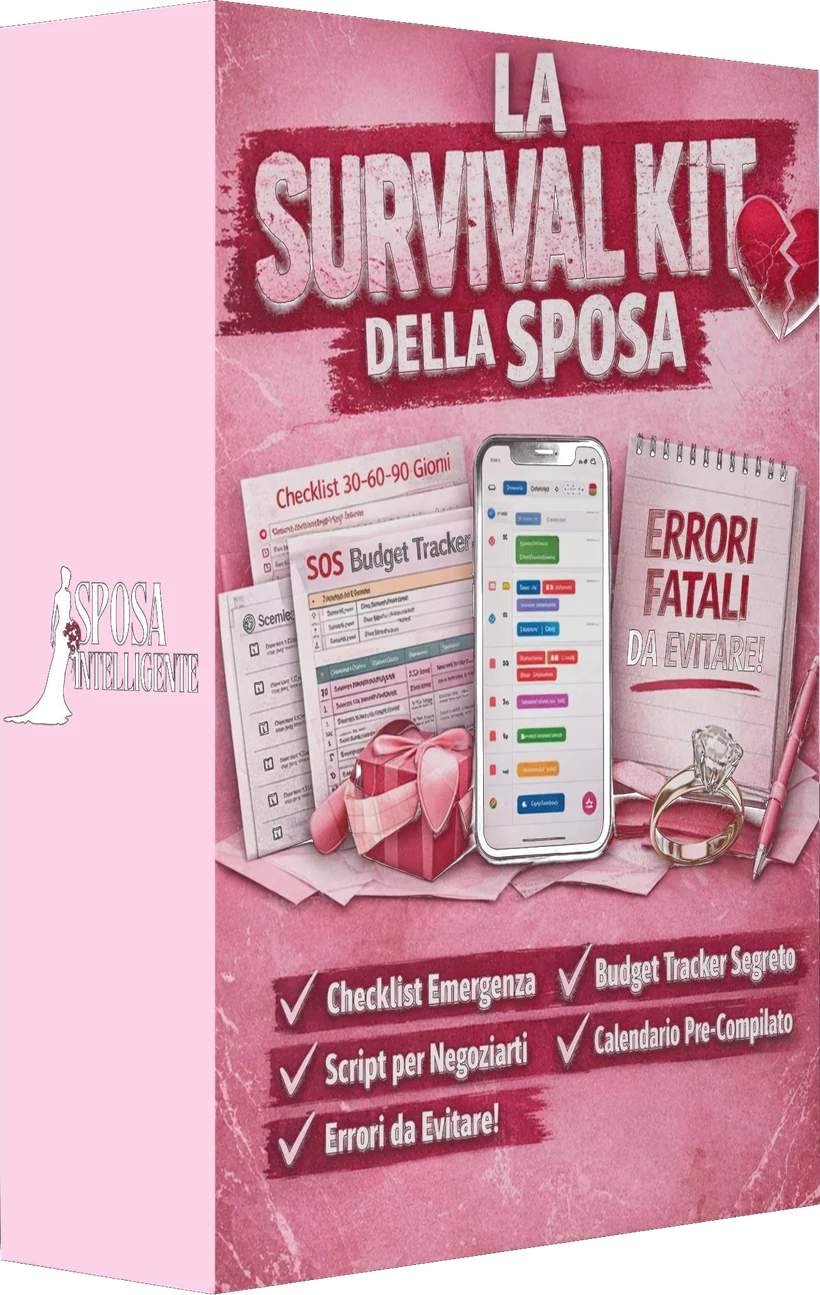 Organizza il matrimonio dei tuoi sogni e risparmia fino a 5.000€ — senza ansia e senza dimenticare nulla.